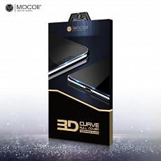 Защитное стекло MOCOLL Black Diamond 3D Full Cover для iPhone 8 Plus, белое (ПРИВАТНОЕ)