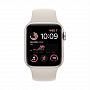 Apple Watch SE 2022, 40 мм корпус из алюминия цвета «сияющая звезда», спортивный ремешок цвета «сияющая звезда»