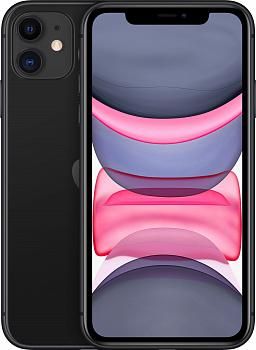 Apple iPhone 11, 128Gb, черный, Slimbox, 2SIM