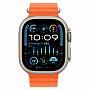 Apple Watch Ultra 2 GPS + Cellular, 49 мм корпус из титана, ремешок Ocean оранжевого цвета