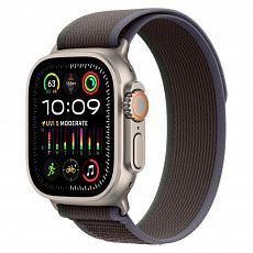 Apple Watch Ultra 2 GPS + Cellular, 49 мм корпус из титана, ремешок Trail синего/черного цвета