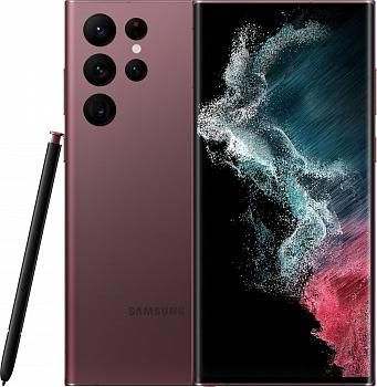 Samsung Galaxy S22 Ultra 12/256 ГБ, бордовый
