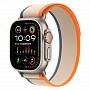 Apple Watch Ultra 2 GPS + Cellular, 49 мм корпус из титана, ремешок Trail оранжевого/бежевого цвета
