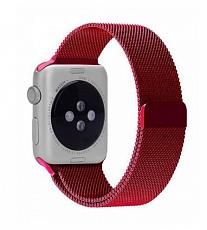 Ремешок для Apple Watch Миланская петля 38/40 mm Red matte